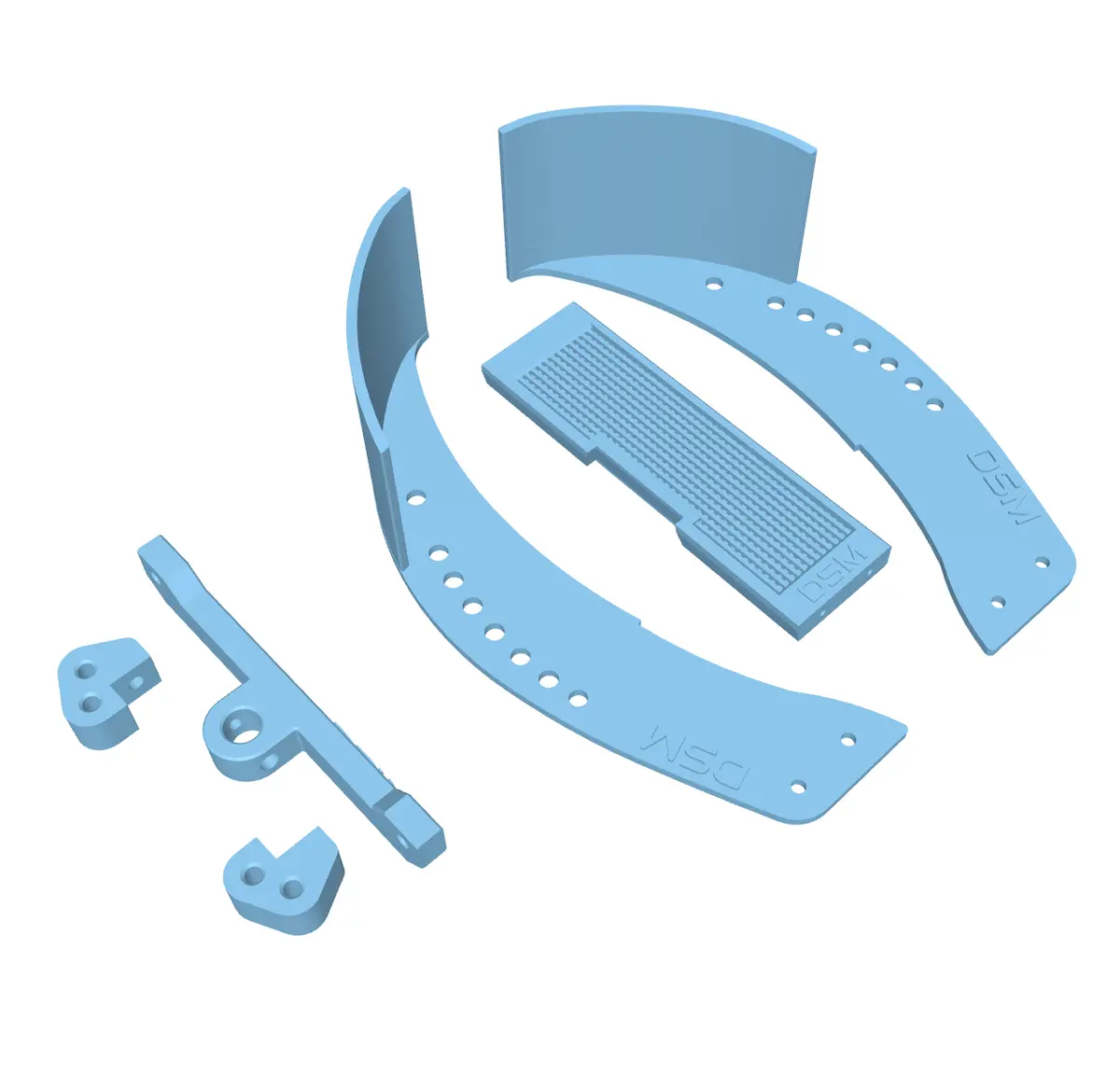 Reefs® Plague Inner Fenders (Fits Axial® Scx10 Pro) (Stl File) 1