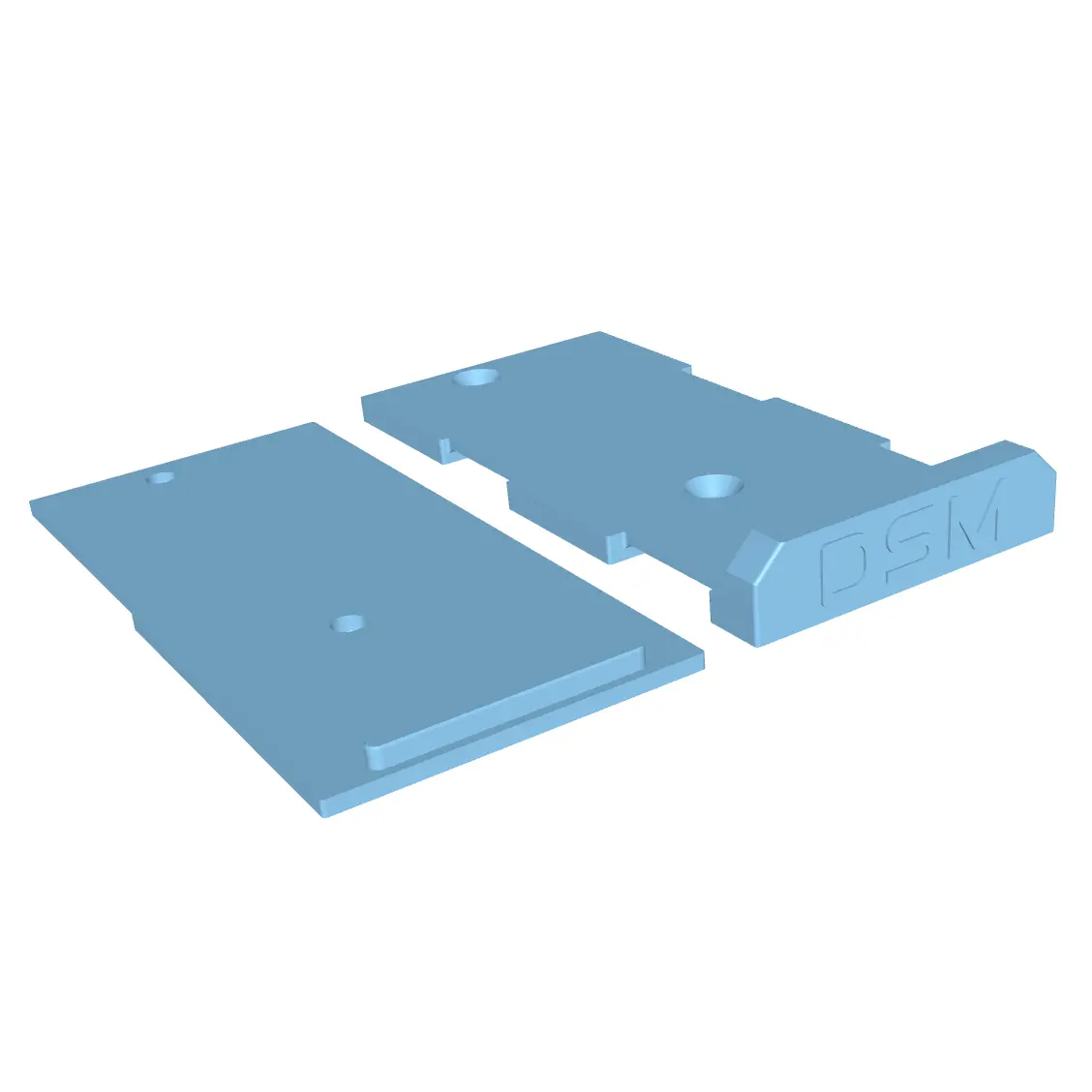 V2 Front Battery Tray (Fits Vanquish® Vs4-10) (Stl File) 1