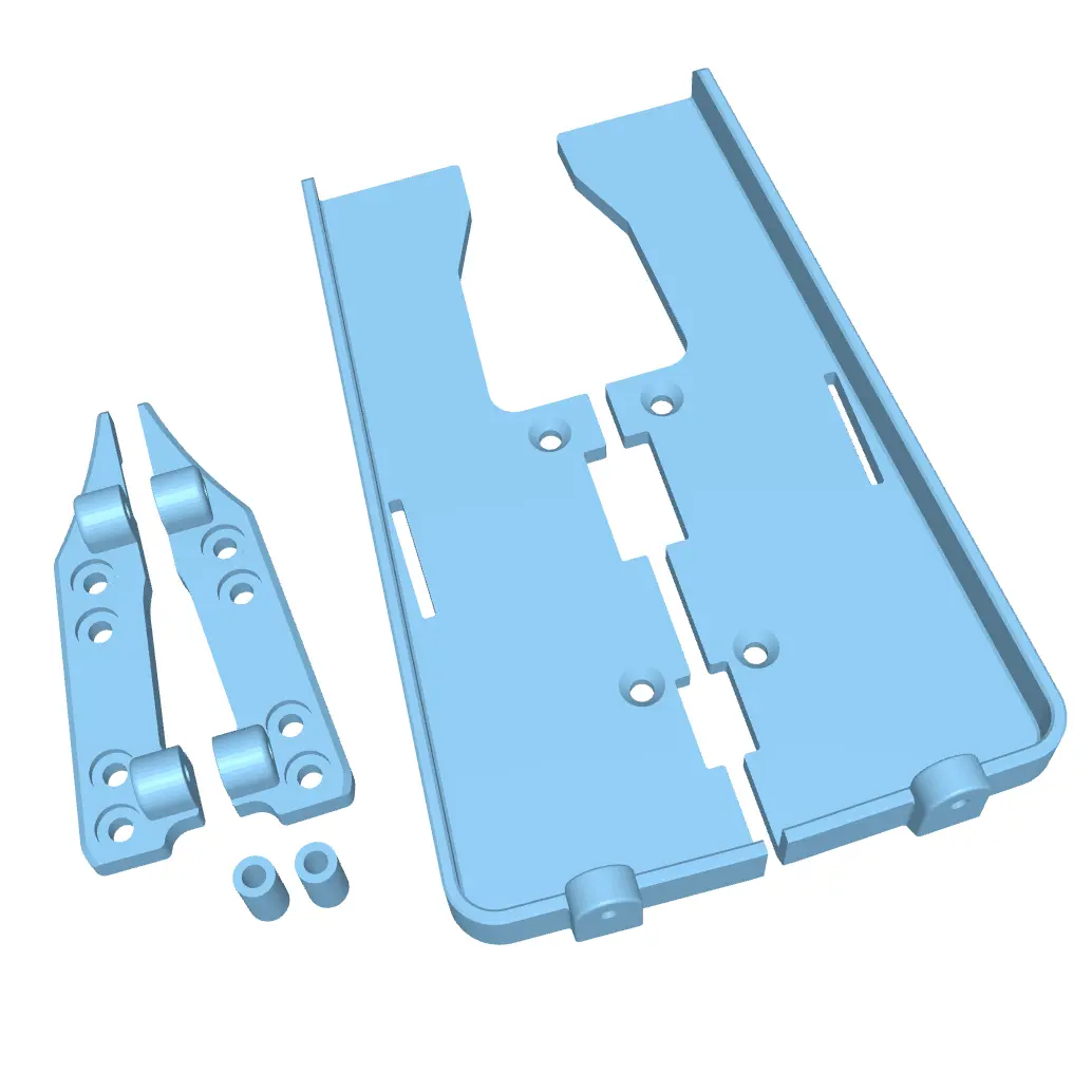 Jconcepts® Anvil Sliders - Fits Meus® Gold Rush (V1 & V2) (Stl File) 1