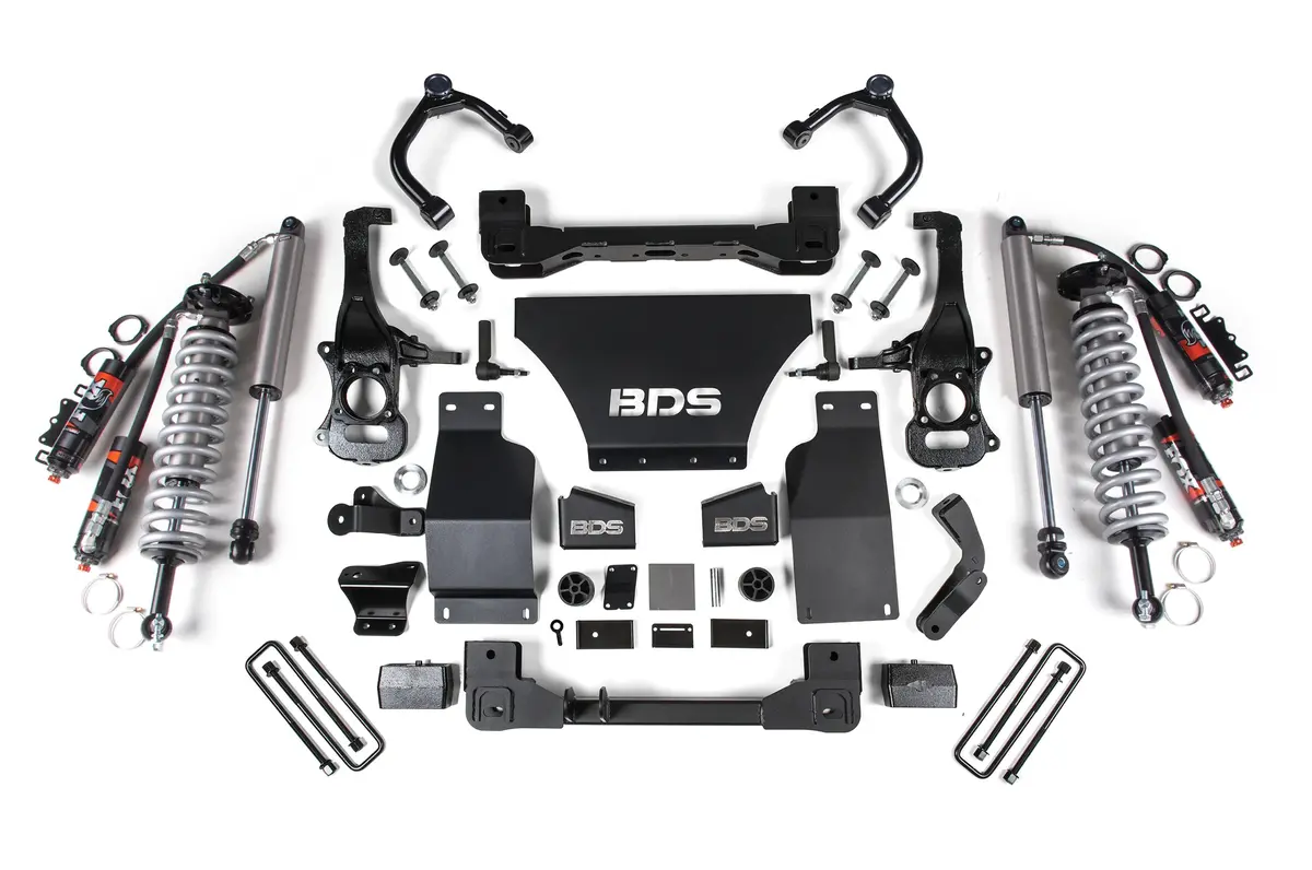 Bds 6" Lift Kit For 2019+ Chevy Silverado 1500 With Fox 2.5 Performance Elite Shocks 3