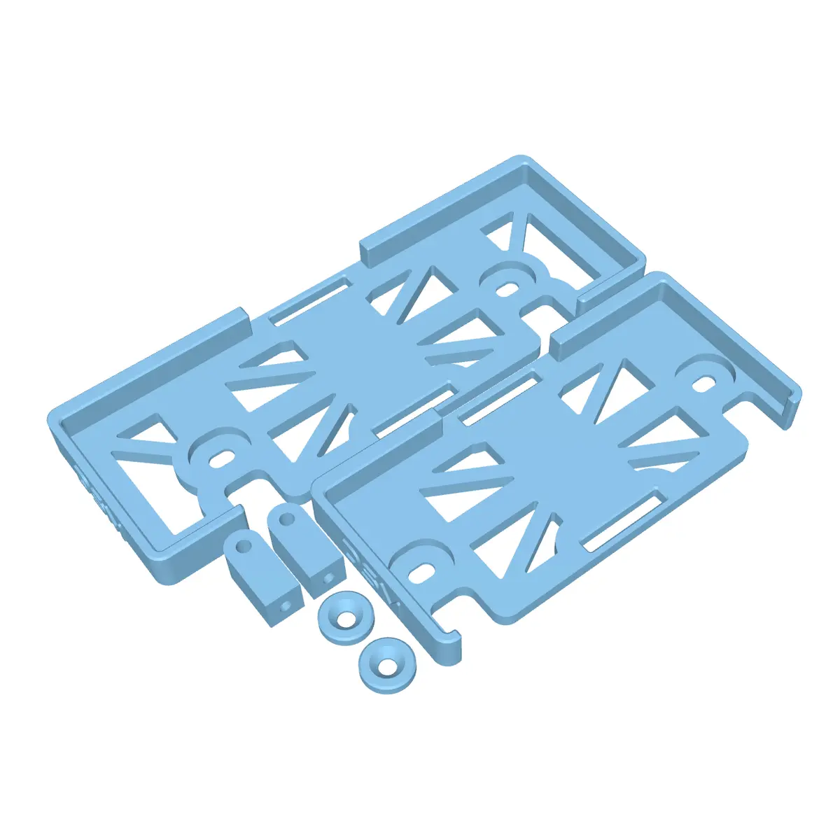 Forward Battery Tray - Fits Axial® Scx10 Iii (Stl File) 1