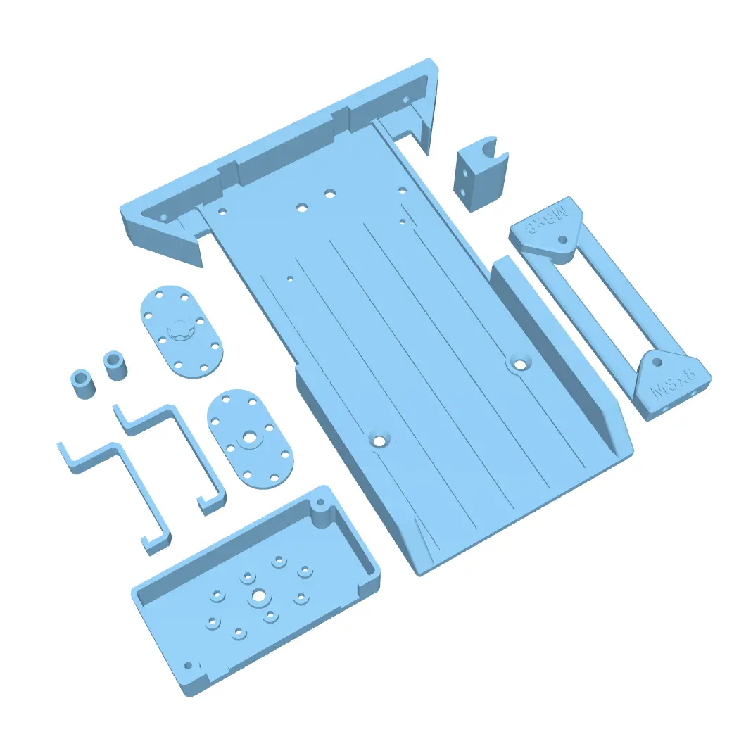 Comp Bed With Fuel Cell - Fits Meus® Gold Rush (V1 Only) (Stl File) 1