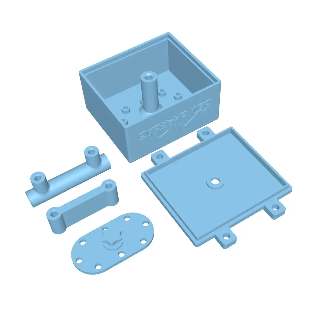 Mini Fuel Cell (Fits Axial® Utb10 Capra) (Stl File) 1