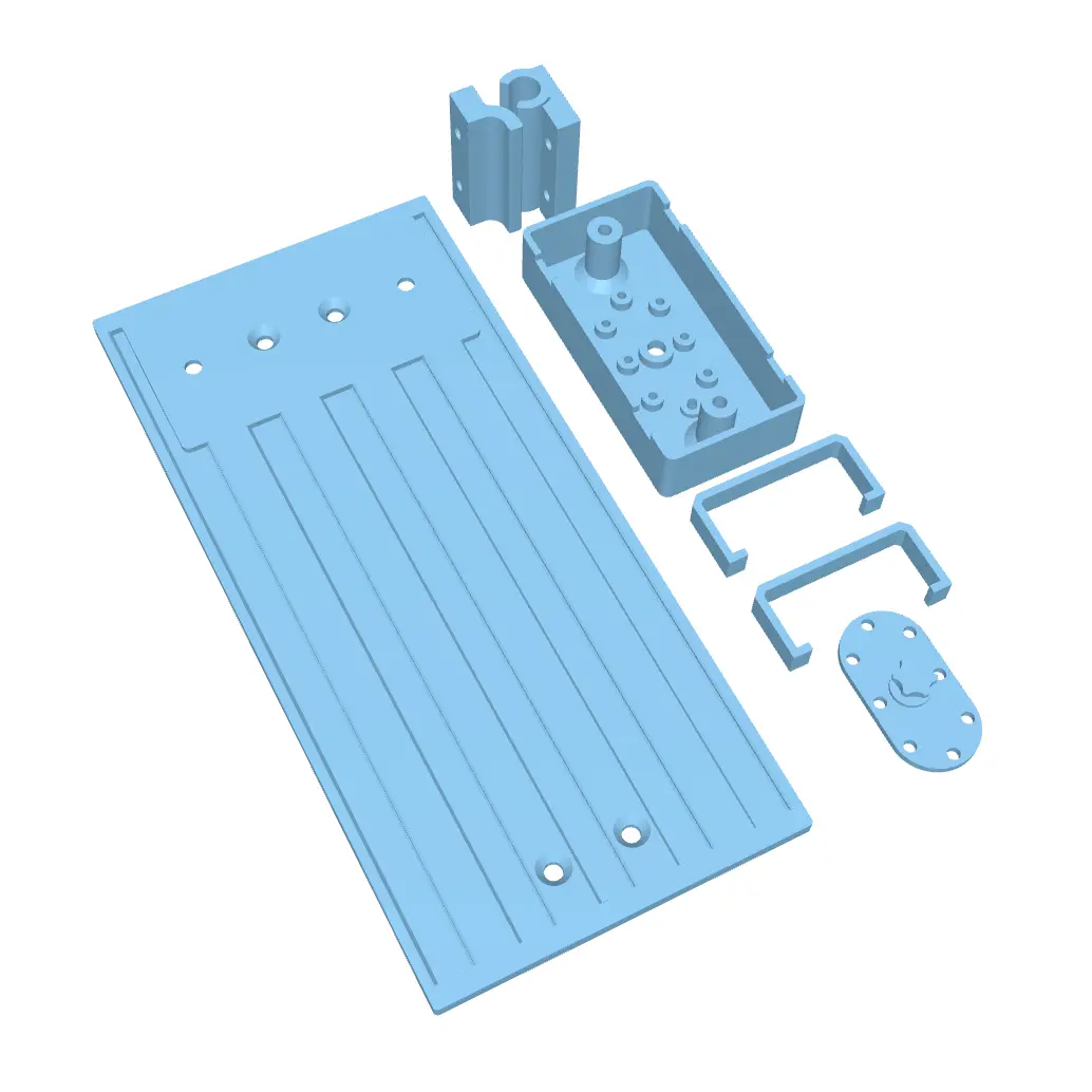 Flat Bed With Fuel Cell - Fits Meus® Gold Rush (V2 Only) (Stl File) 1
