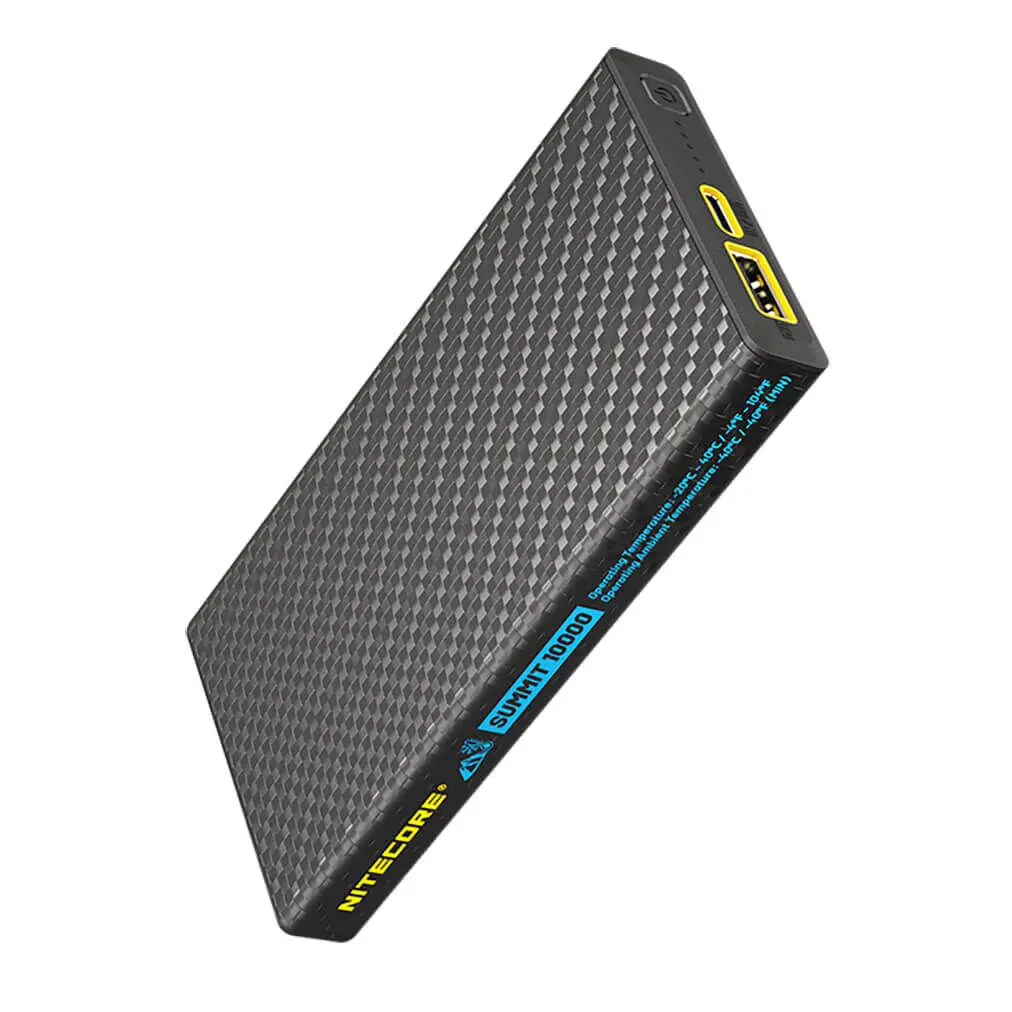 Nitecore Summit 10000 - Carbon Fibre Power Bank 1