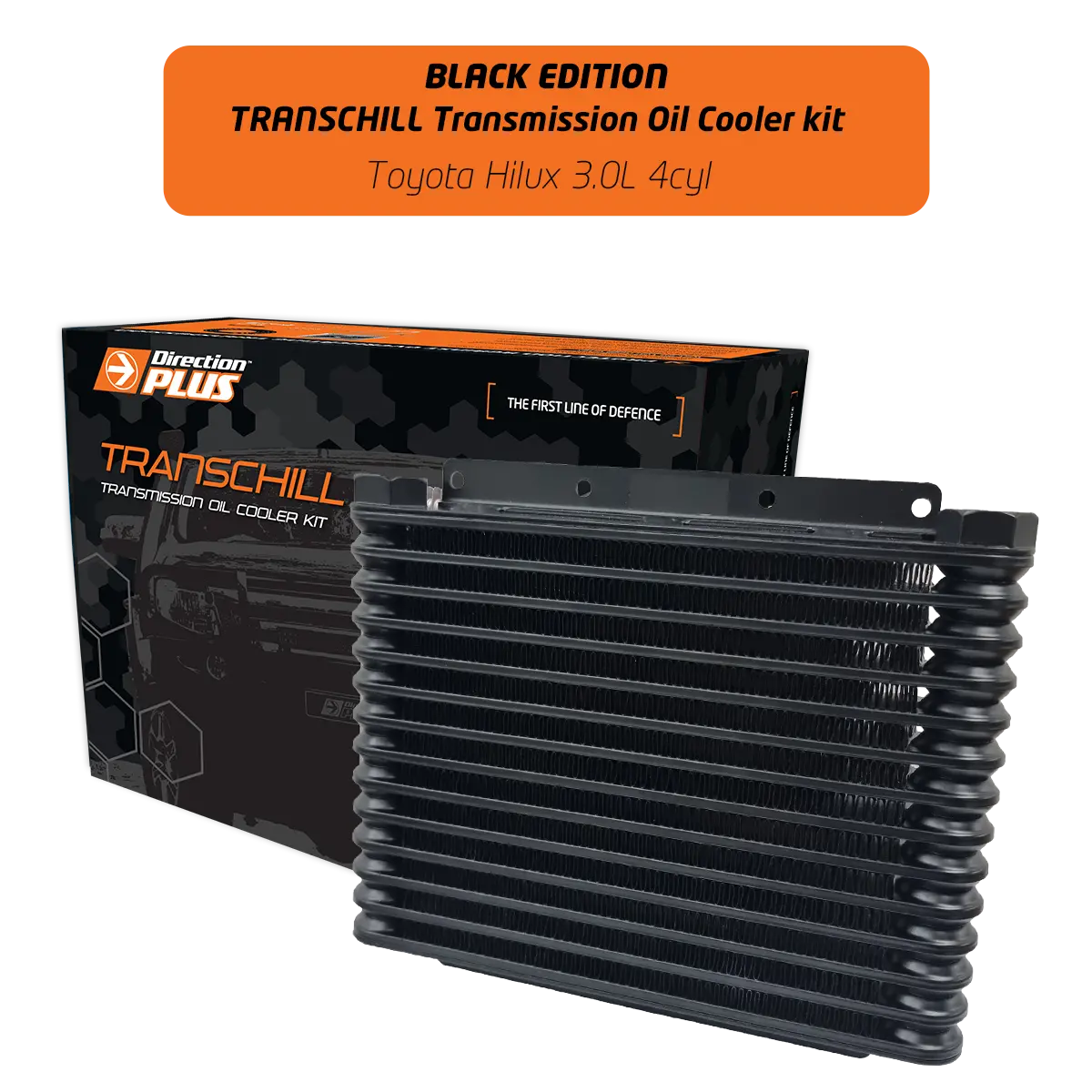 Transchill Arctic Black Transmission Cooler Kit Toyota Hilux N70 (Tcb612dpk) 1