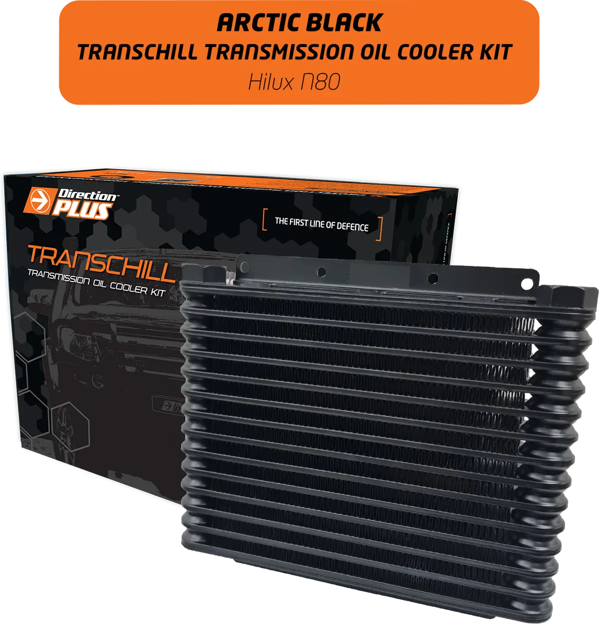 Transchill Arctic Black Transmission Cooler Kit Toyota Hilux N80 (Tcb628dpk) 1