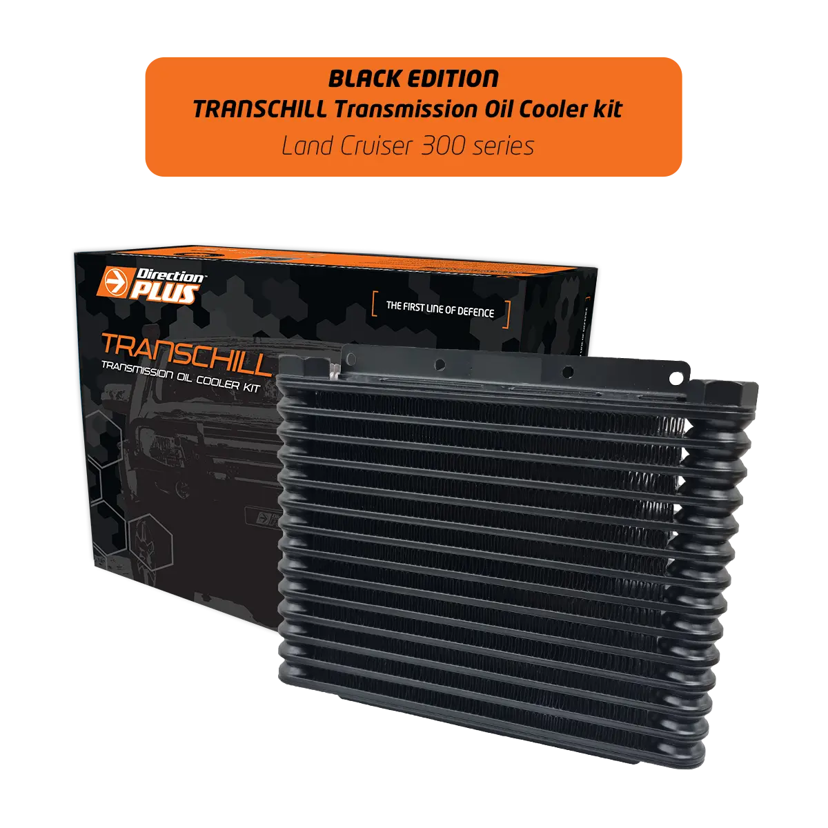 Transchill Arctic Black Transmission Cooler Kit Toyota Land Cruiser 300 Series (Tcb635dpk) 1