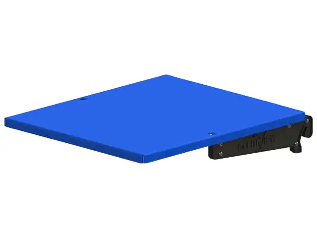 Clearview Small Blue Clip-On Tray 1