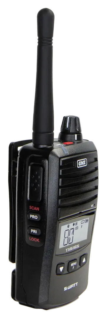 5/1 Watt Uhf Cb Handheld Radio Including Accessories| Gme 1