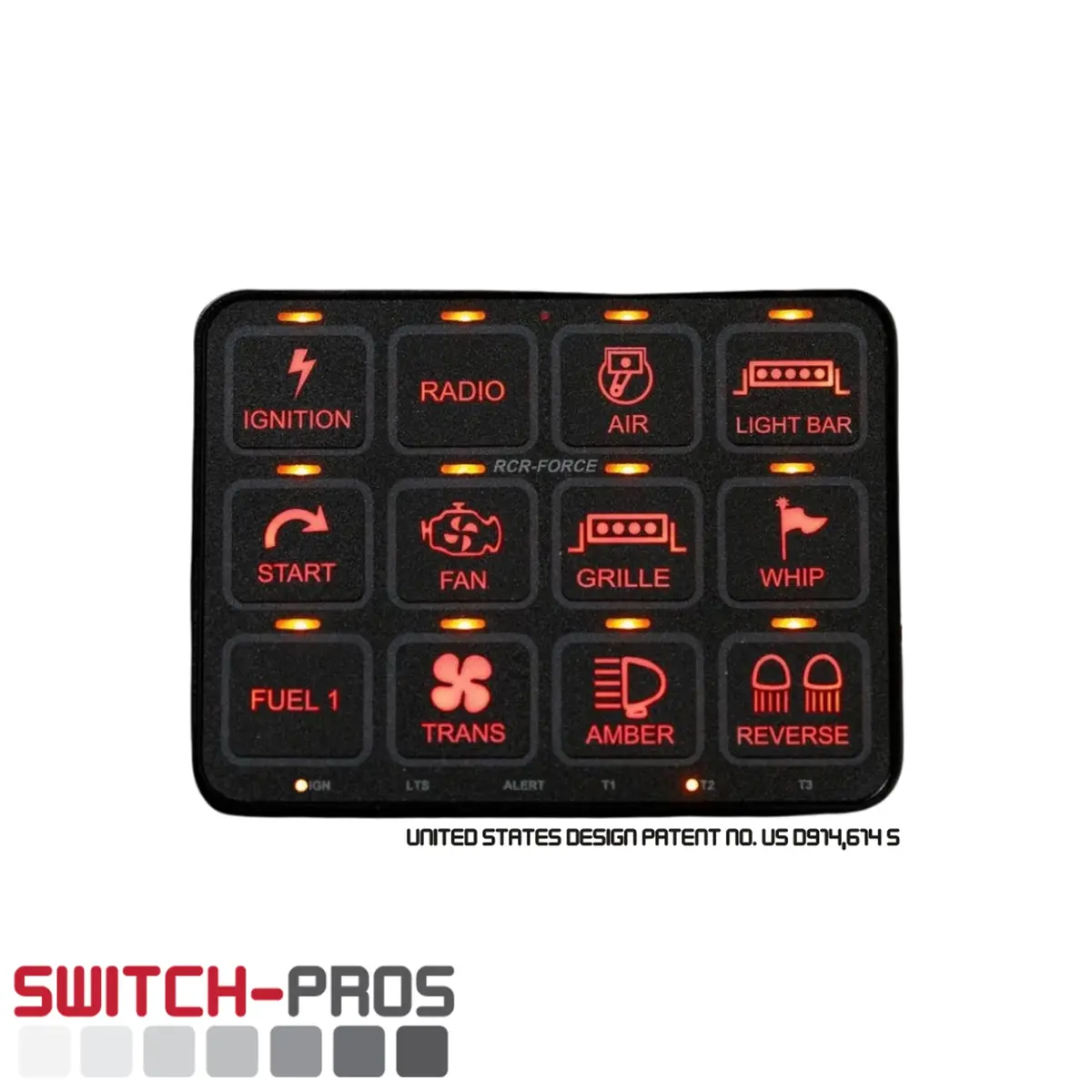 Switch Pros Rcr-Force® 12 Switch Panel Power System 1
