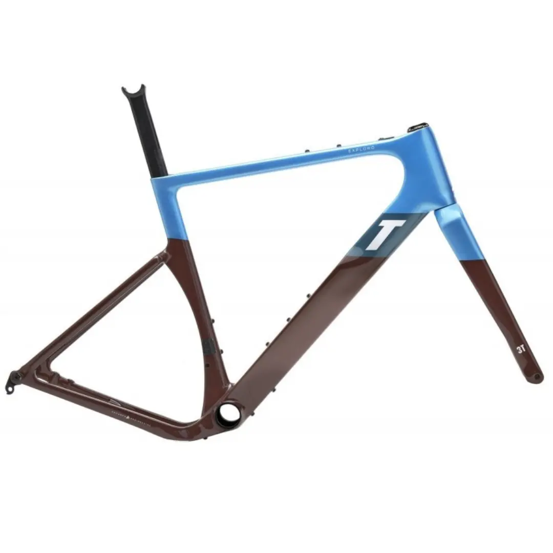 3T Exploro Racemax Frameset Blue/Brown 1