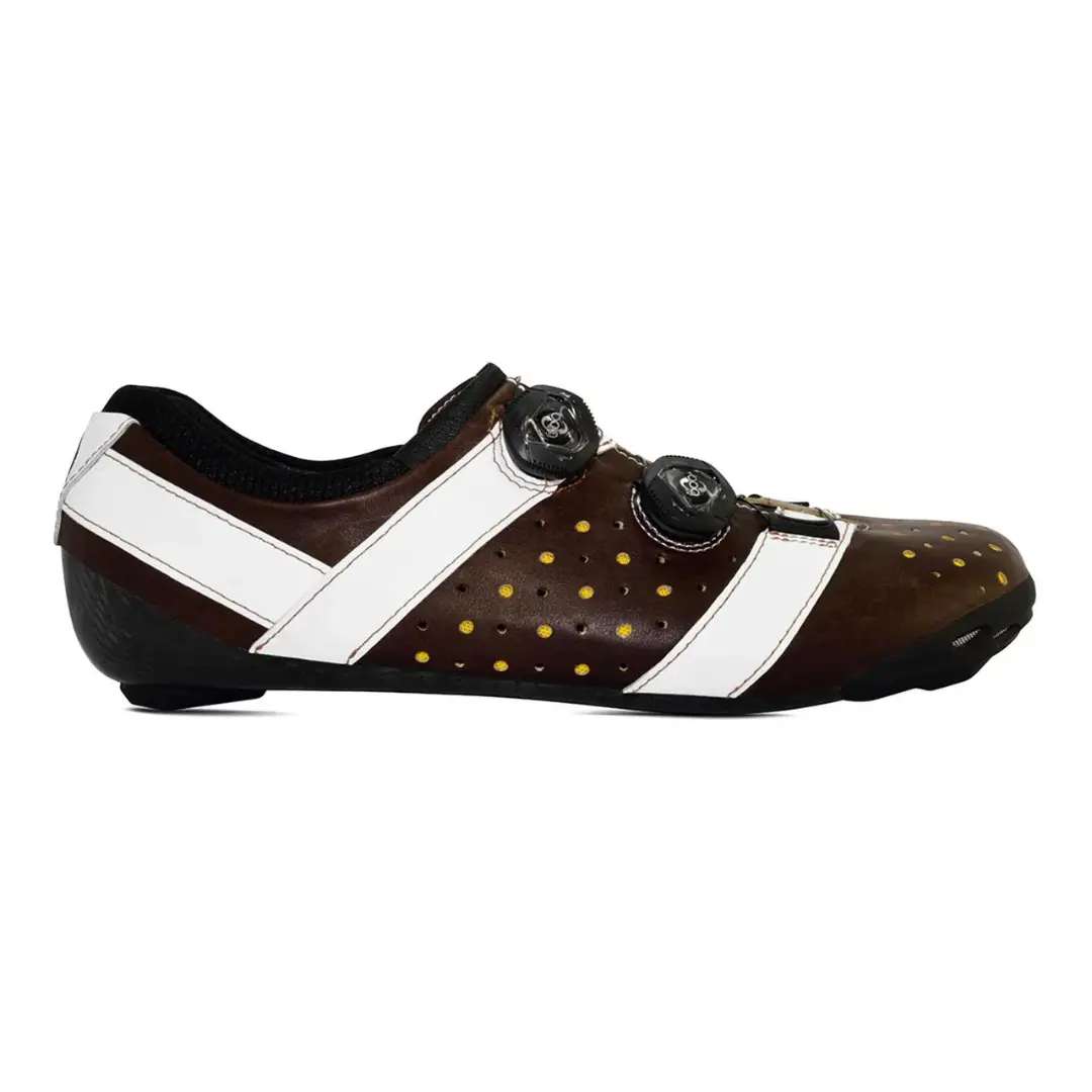 Bont Road Shoes Vaypor Brown/White Stripes 2