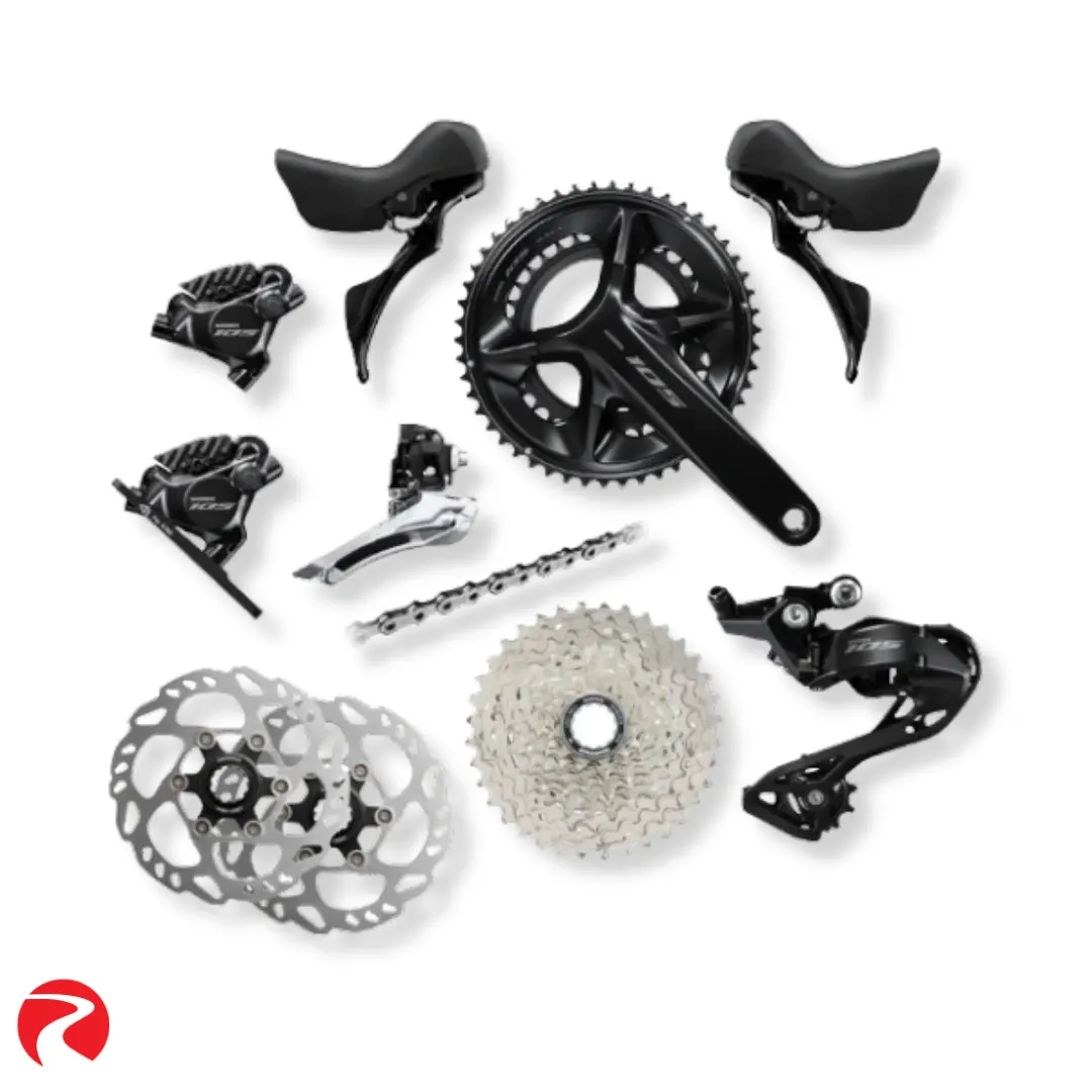 Shimano R7120 Groupset - 105 2X12 Speed - 170Mm Crankset, 11-34 Cassette 1