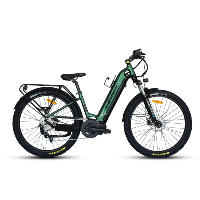 Wattwheels Bighorn Low Step Electric Bike 720Wh Battery - British Racing Green 1