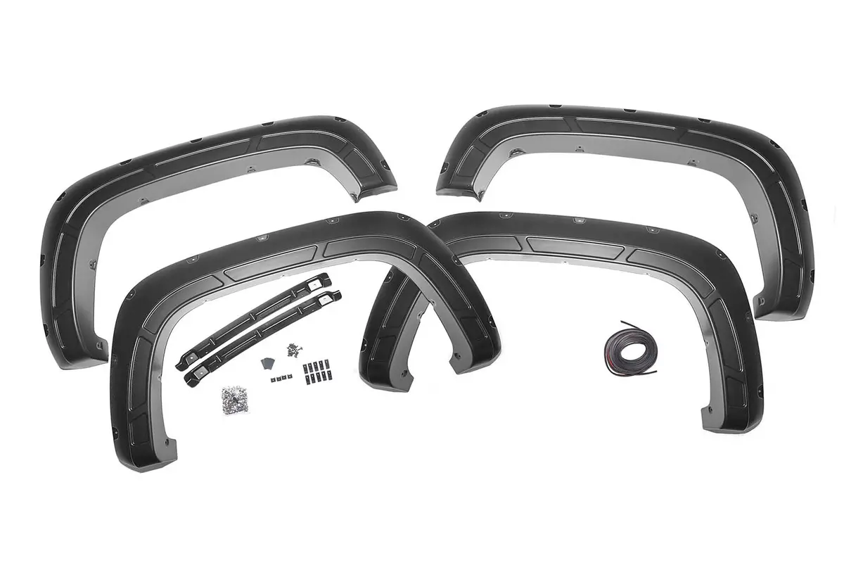 Fender Flares | Defender | Gba Black | Chevy Silverado 2500 Hd/3500 Hd (20-25) 1