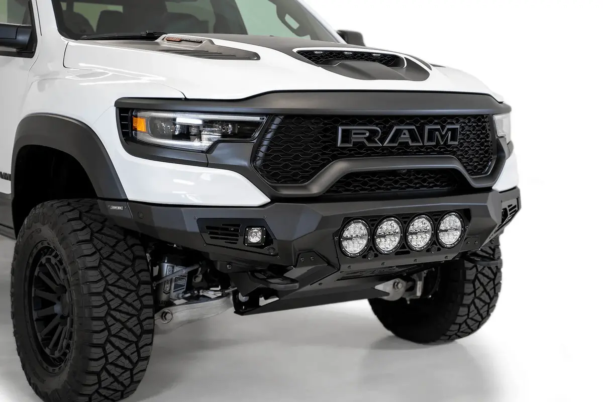 Addictive Desert Designs 2021-2023 Ram 1500 Trx Bomber Front Bumper (Rigid) 2