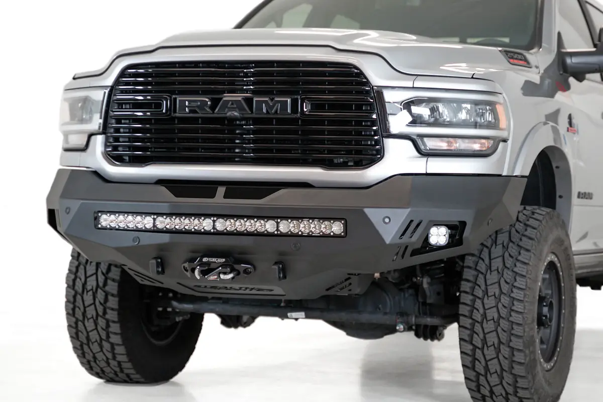 Addictive Desert Designs Ram 2500 3500 Stealth Fighter Front Bull Bar 2019 - 2024 1