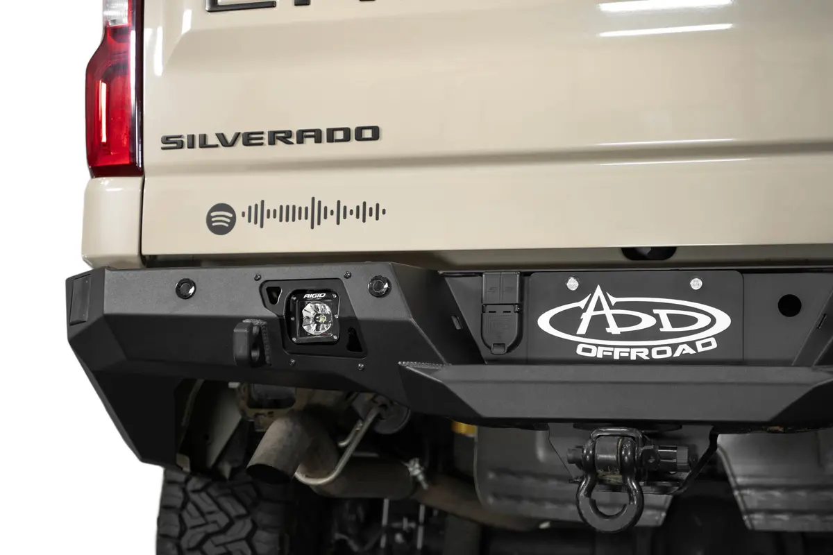 Addictive Desert Designs Stealth Fighter Rear Bar Chevrolet Silverado Zr2 2