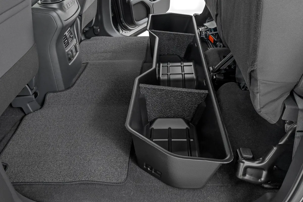 Under Seat Storage | Crew Cab | Nissan Titan 2Wd/4Wd (2004-2024) 1