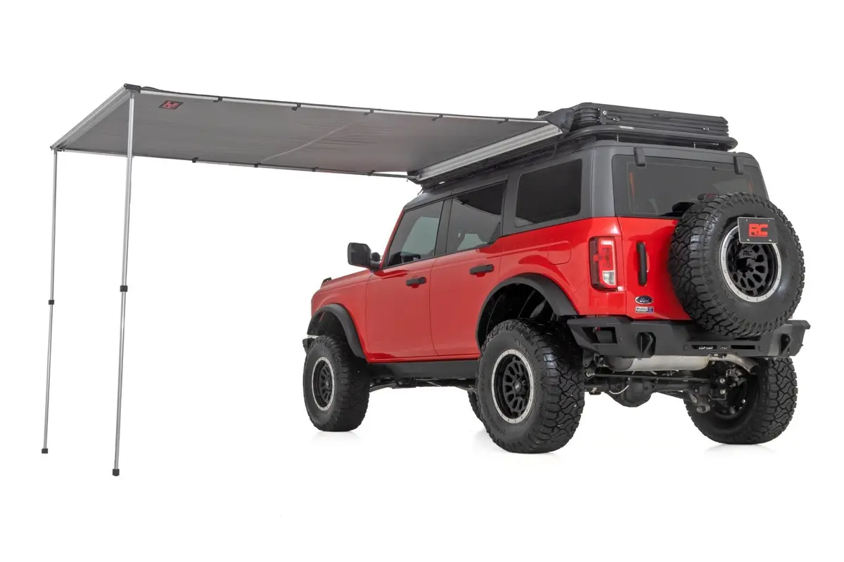 Retractable Roof Rack Awning | 6'6" X 9'8" (Fits Trucks & Suvs) 1