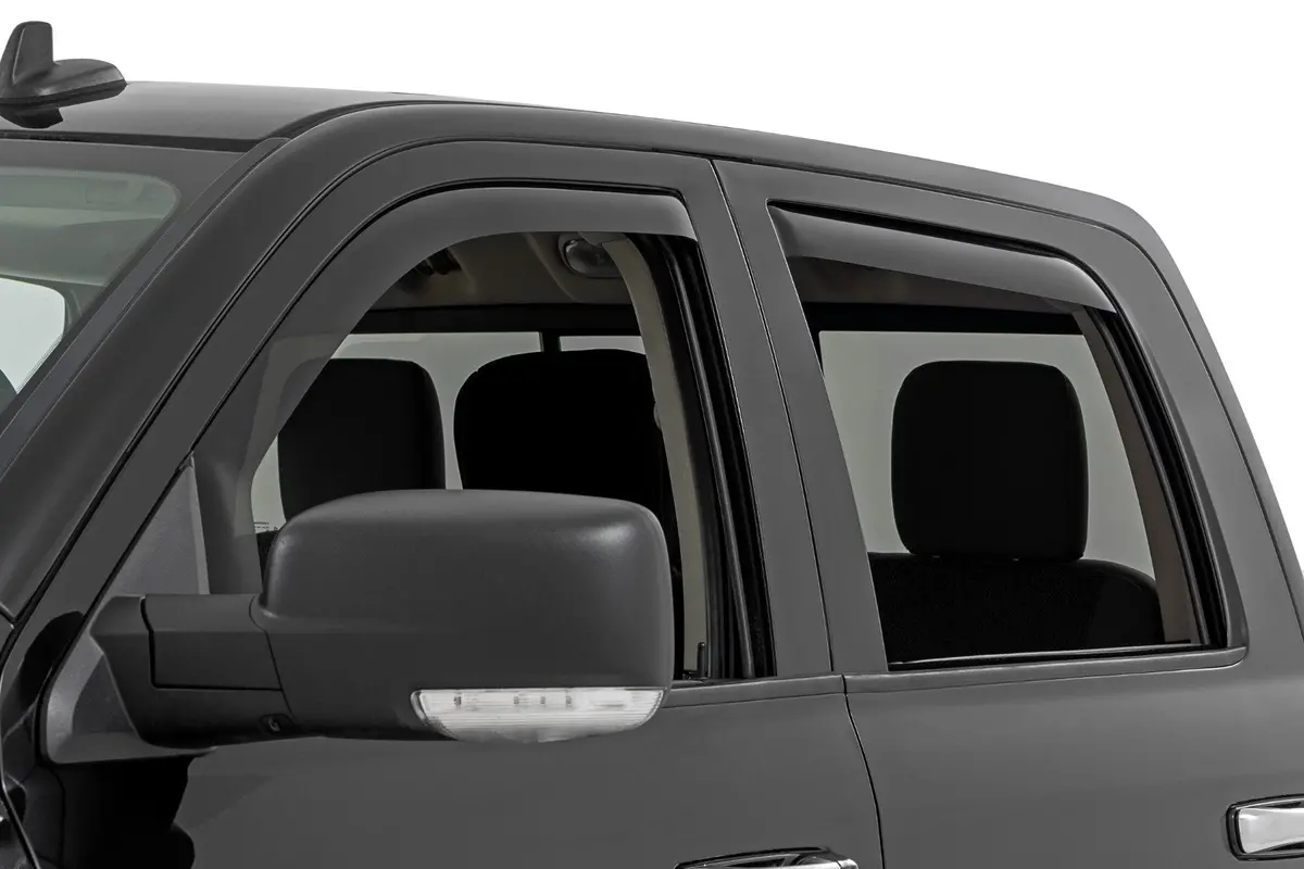 Side Window Deflectors | In Channel Rain Guard | Ram 1500/2500/3500 (10-24 & Classic) 1