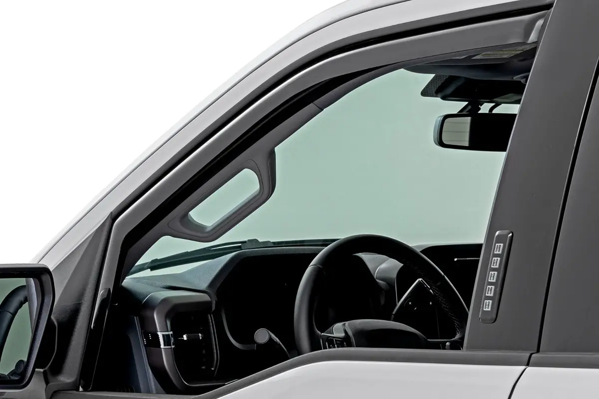 Side Window Deflectors | In Channel Rain Guard | Ford F-150/Lightning/F-250/F-350/Raptor (15-25) 1