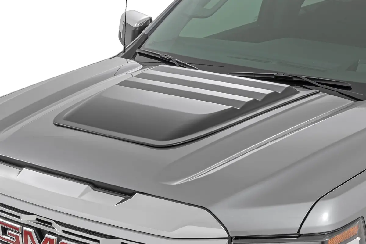 Hood Scoop | G9k Satin Steel | Gmc Sierra 1500 2Wd/4Wd (2019-2025) 1
