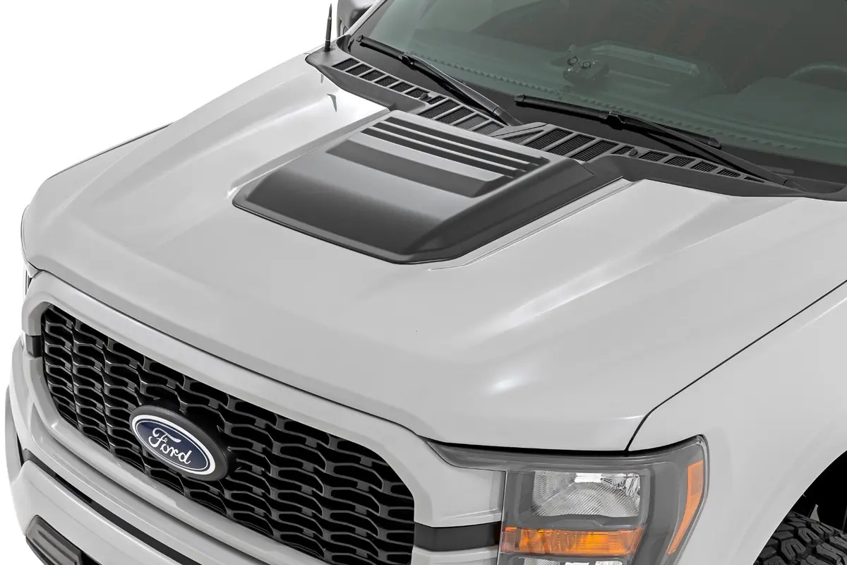 Hood Scoop | Dr Avalanche Gray | Ford F-150 2Wd/4Wd (2021-2025) 1