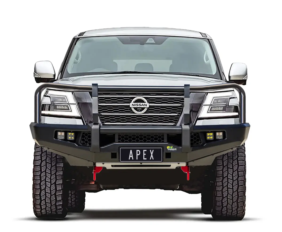 Apex Bull Bar & Lights Kit For Nissan Patrol Y62 S5 | Ironman 4X4 1