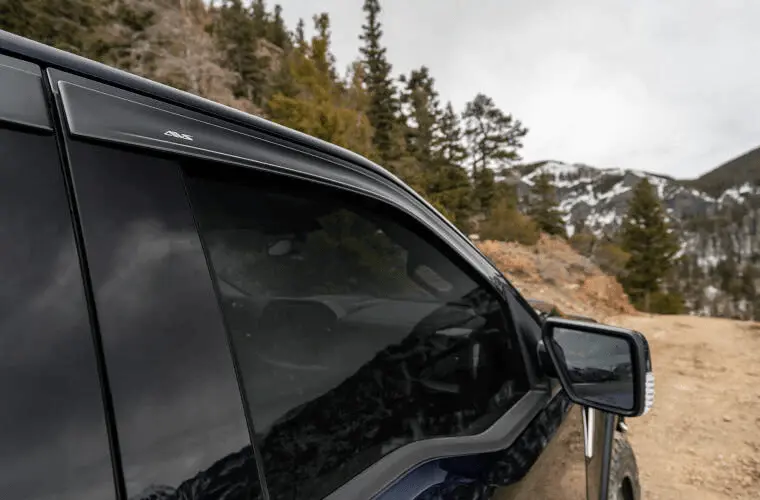 Husky Low Profile Weather Shields Smoke Ford F150 2021+ 1