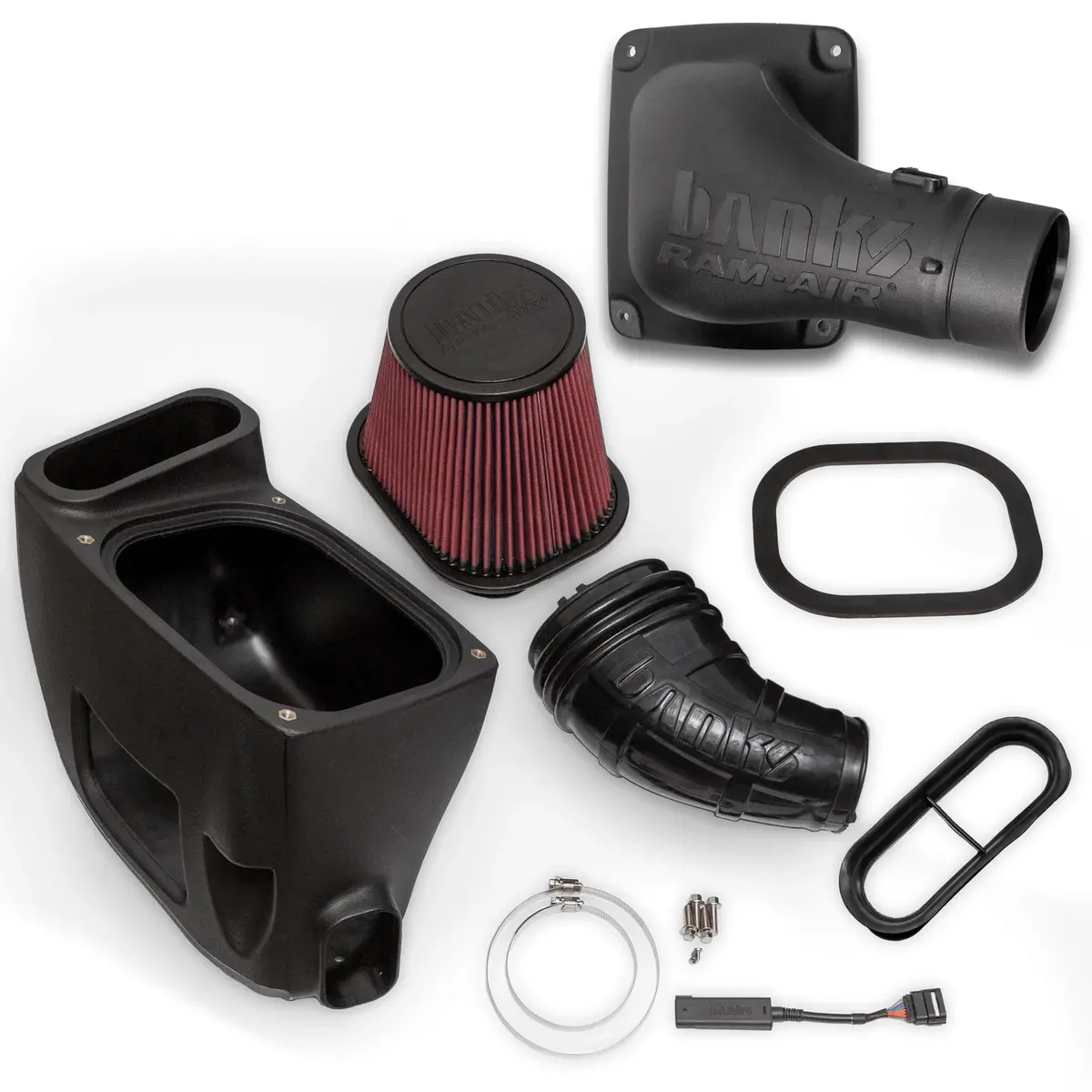 Banks Ram-Air® Cold Air Intake W/ Massive Oiled/Dry Filter, Super Tube, & Air Mass Control Module 2