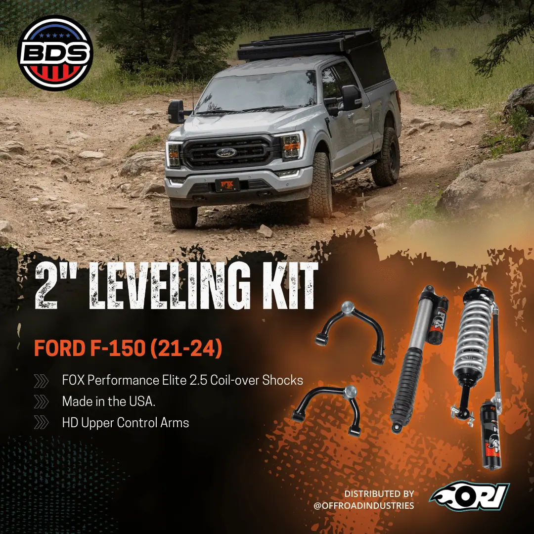Bds 2 Inch Leveling Kit | 2.5 Performance Elite Series | Ford F150 (21-26) 2