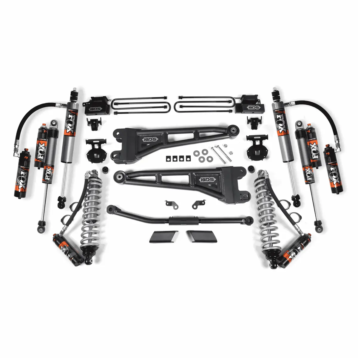 Bds  2.5 Inch Lift Kit W/ Radius Arm | Fox 2.5 Performance Elite Coil-Over Conversion | Ford F450 Super Duty (23-26) 4Wd 1