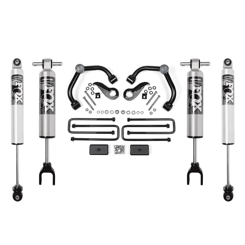 Bds 3 Inch Lift Kit Fox 2.5 Hto| Chevy Silverado 2500Hd (20-26) 1