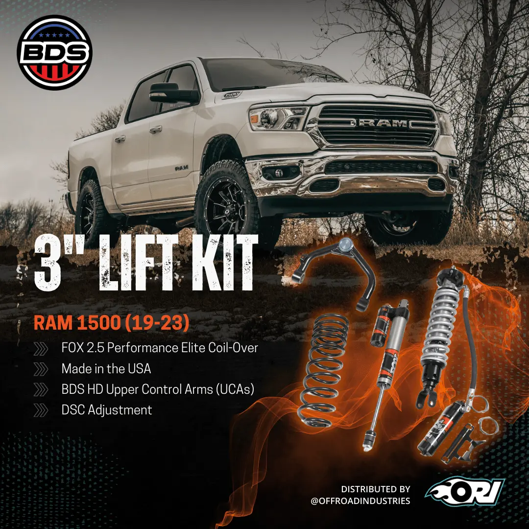 Bds 3 Inch Lift Kit | Fox 2.5 Performance Elite Coil-Over | Ram Dt 1500 (19-25) 1