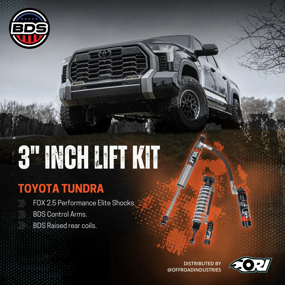 Bds 3 Inch Lift Kit | Fox 2.5 Performance Elite Series | Toyota Tundra (22-26) 1