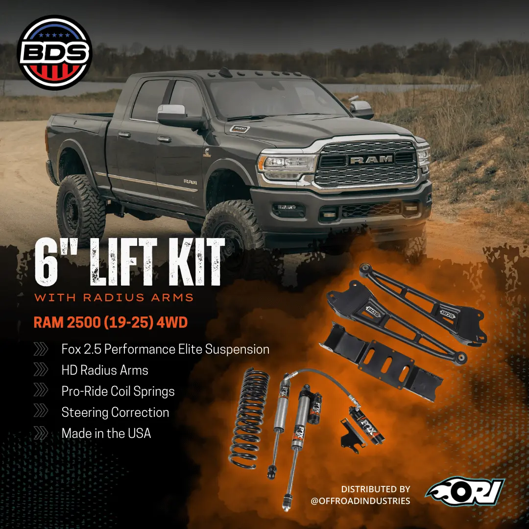Bds 6 Inch Lift Kit W/ Radius Arm | Ram 2500 (19-24) 4Wd | Diesel 2