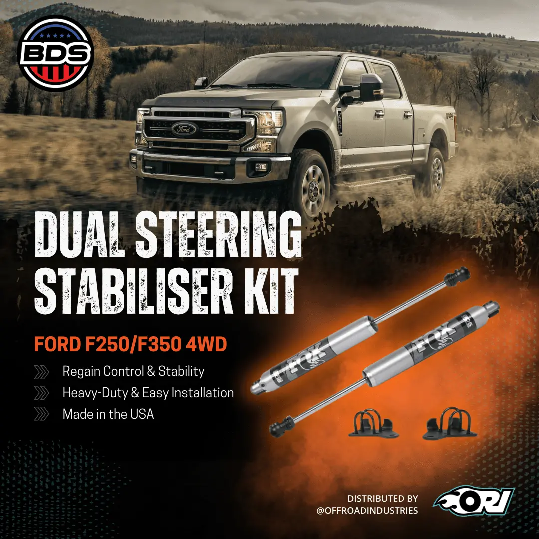 Bds Dual Steering Stabiliser Kit Fox 2.0 Performance Shocks | Ford F250/F350  (05-26) 4Wd 1