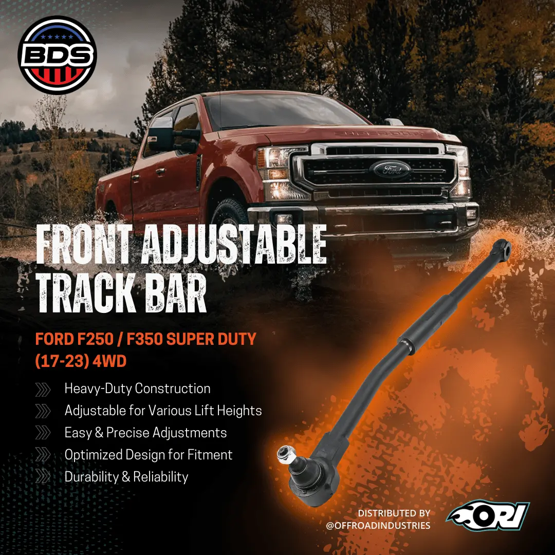 Bds Front Adjustable Track Bar | Ford F250 / F350 Super Duty (17-26) 4Wd 1