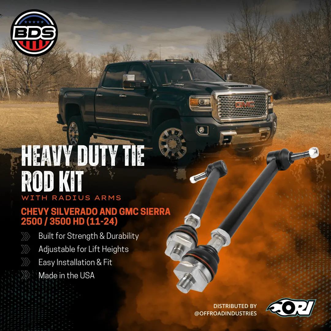 Bds Heavy Duty Tie Rod Kit | Chevy Silverado And Gmc Sierra 2500 / 3500 Hd (11-25) 2