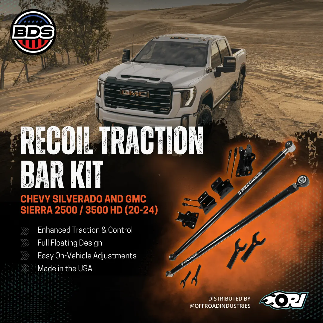 Bds Recoil Traction Bar Kit | Chevy Silverado And Gmc Sierra 2500 / 3500 Hd (20-26) 2