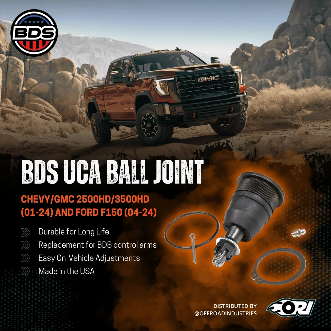 Bds Uca Ball Joint | Fits Bds Gm 011310, 121250, 121252, 121304; Ford 123253, 013204, 123262 | Chevy/Gmc 2500Hd/3500Hd (01-24) And Ford F150 (04-24) 1