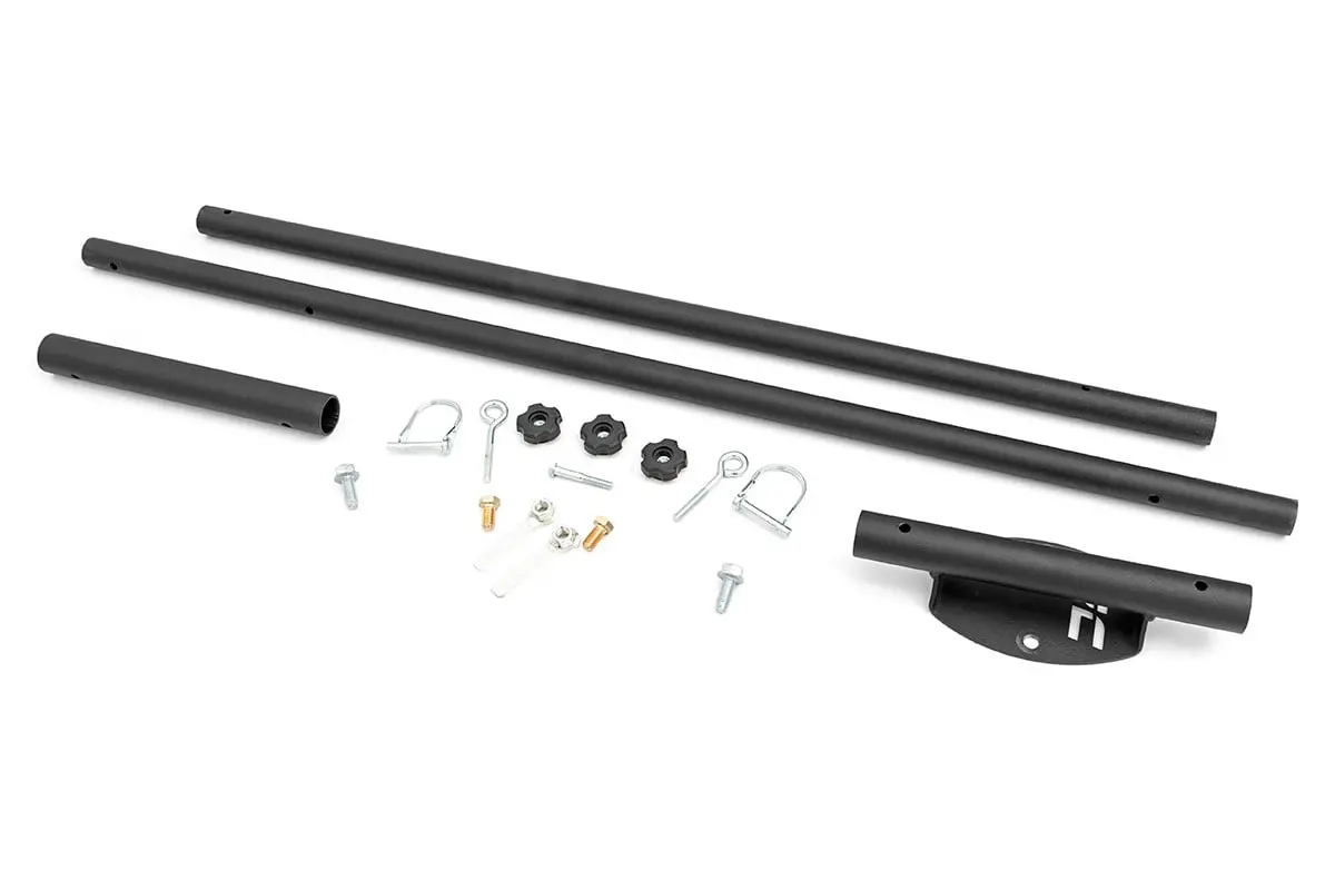 Flag Pole Holder | Bed Rail | W/ Flag 1