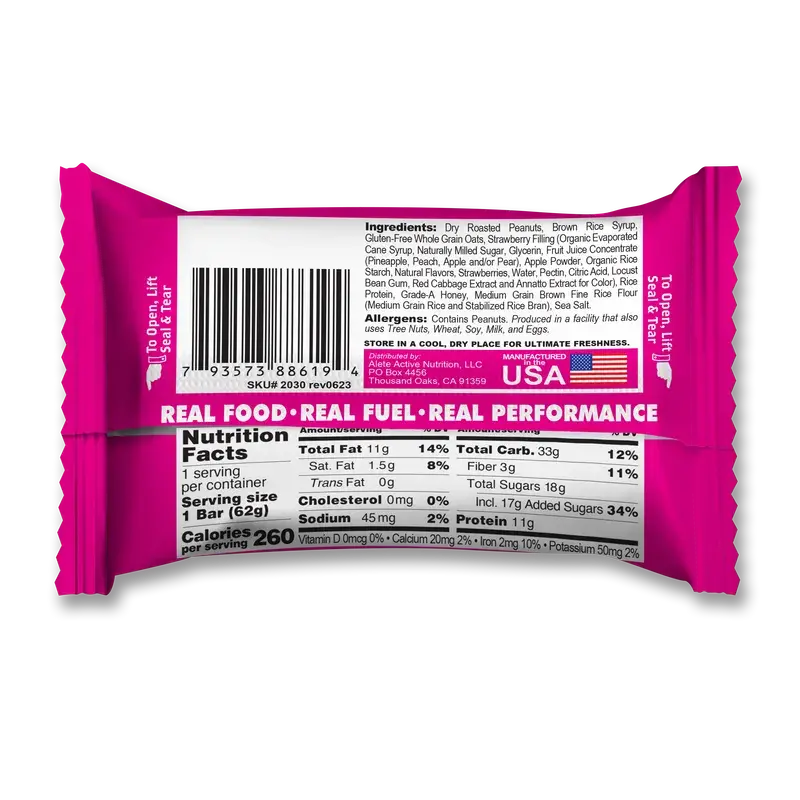 Bonk Breaker Peanut Butter & Jelly Protein + Energy Bar - Single 2