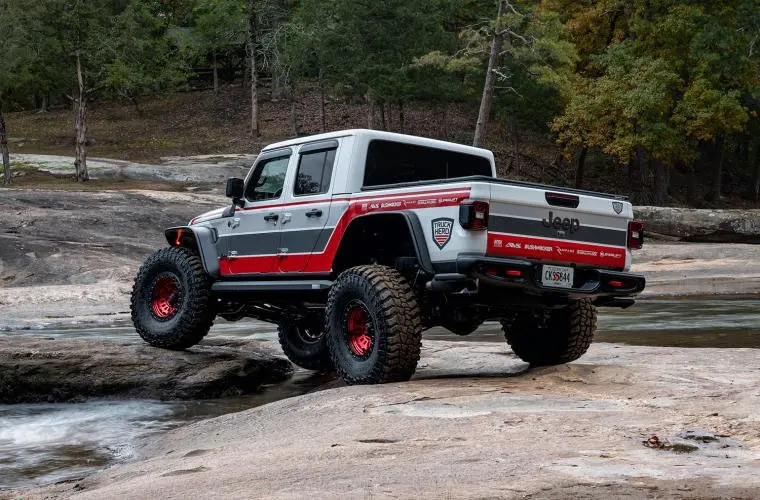 Bushwacker Flares Flat Style Suitable Jt Jeep Gladiator 1