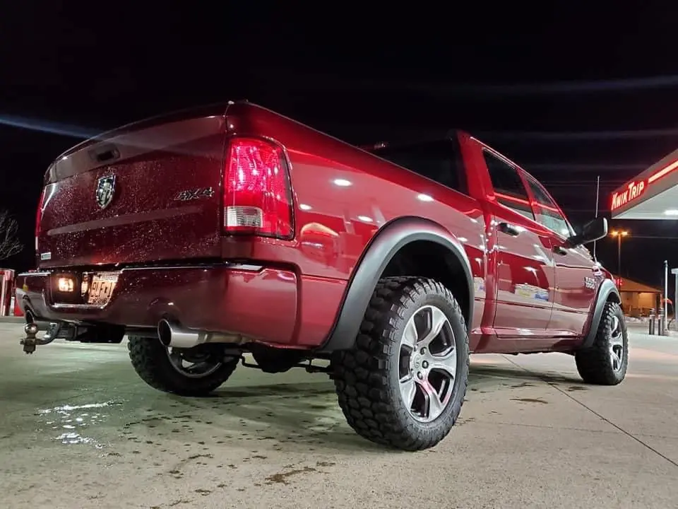 Bushwacker Flares Matte Black Ram 1500 Ds 1