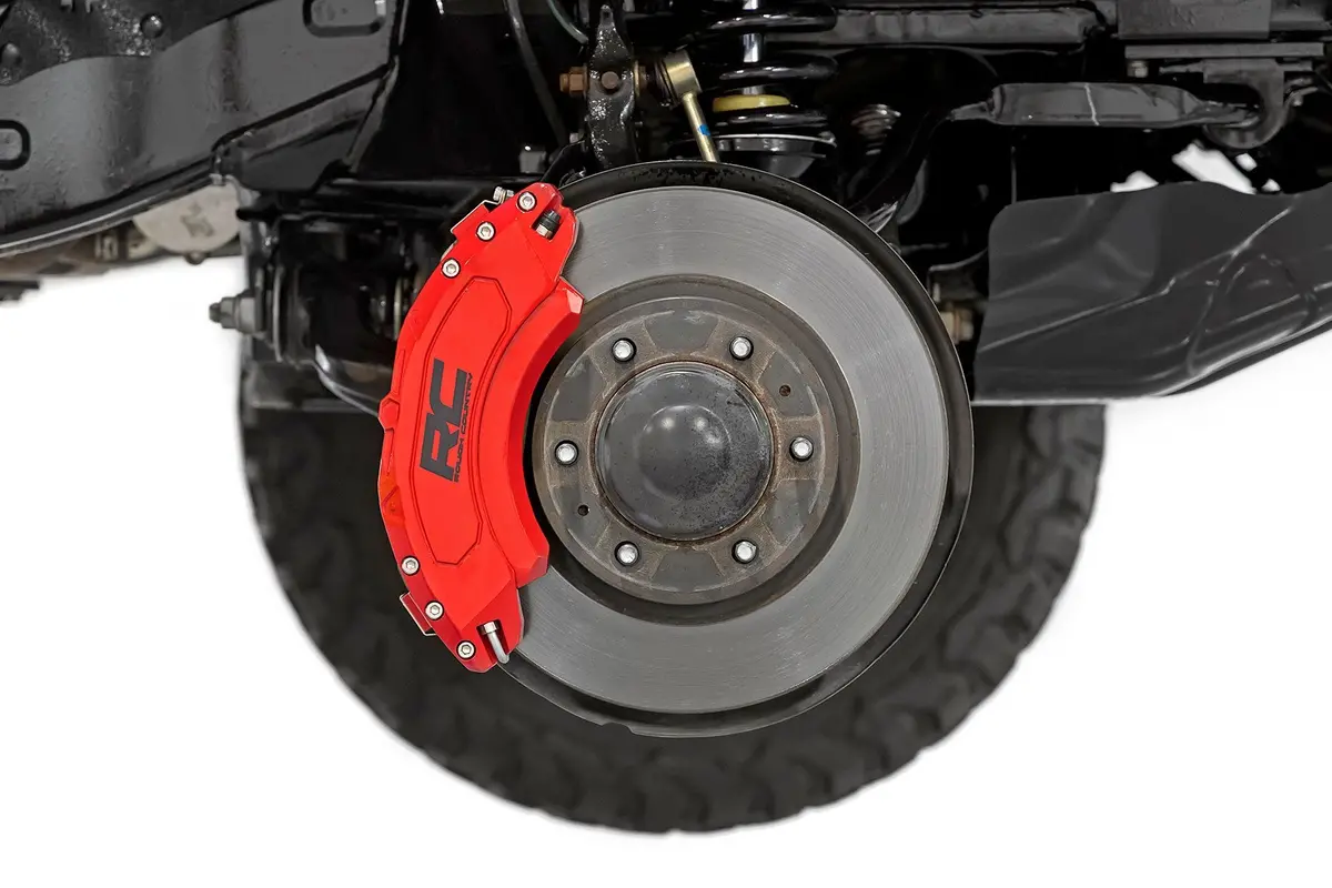 Caliper Covers | Front And Rear | Red | Elec Brakes | Ford Expedition/F-150/Raptor 1