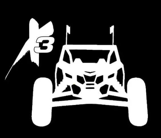 Can Am X3 Vinyl Decal 5X6 Can-Am X3 Gloss 1