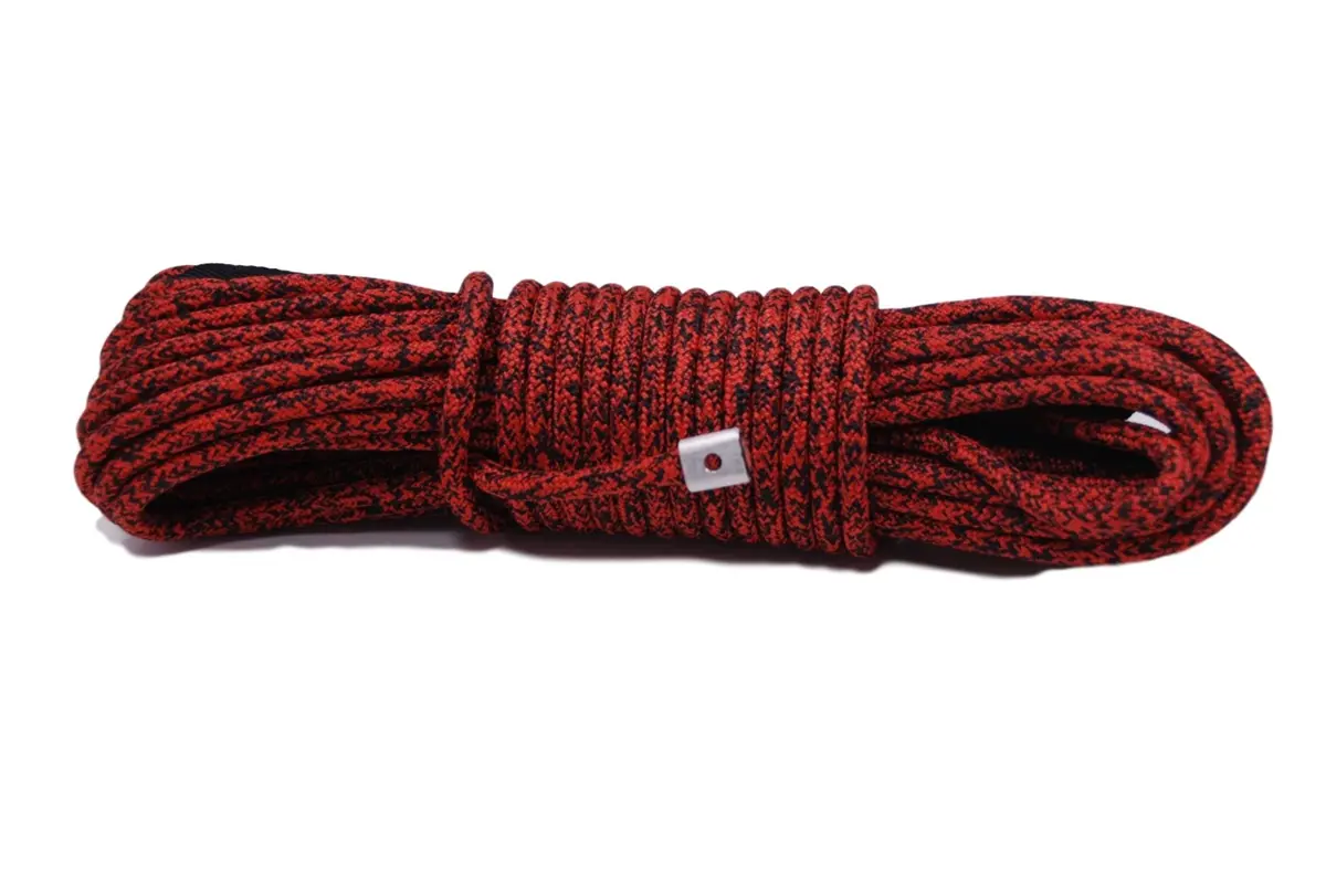Carbon Offroad Next Gen 24 X 11Mm Low Mount Winch Rope Kit - Red Black Mix Colour 1